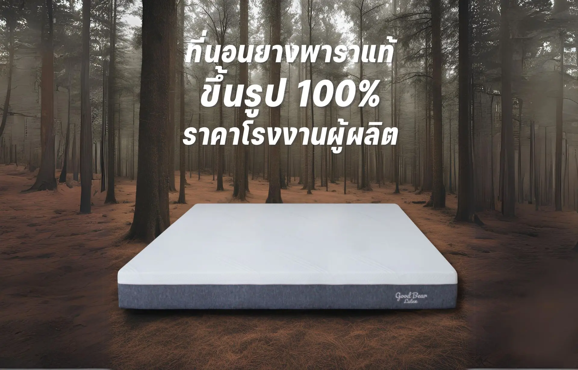 ที่นอนยางพารา Good Bear ในห้องนอนหรู